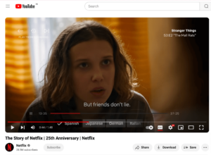 Netflix 25 years story